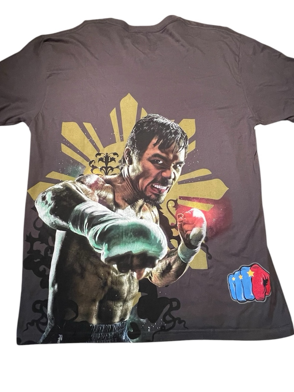 NWT Manny Pacquiao Fighting Pride Philippines Got My Back Graphic Tee Shirt XL